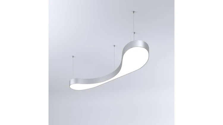 Oprawa MI-BUBBLE-02, zwieszana, bez LED i zasilacza, IP20, srebrny anodowany KLUŚ