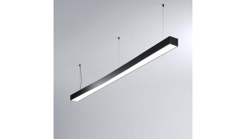 Oprawa MI-WAVE-04, zwieszana, bez LED i zasilacza, IP20, czarny anodowany KLUŚ