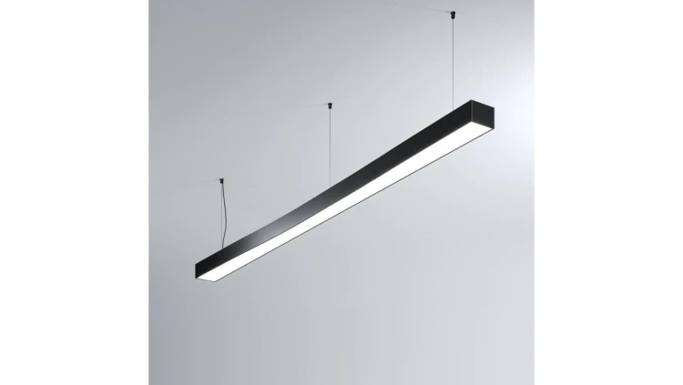 Oprawa MI-WAVE-04, zwieszana, bez LED i zasilacza, IP20, czarny anodowany KLUŚ