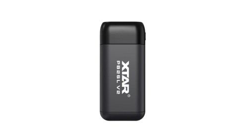 Ładowarka / power bank do akumulatorów cylindrycznych Li-ion 18650 / 20700 / 21700 Xtar PB2SL V2 czarny