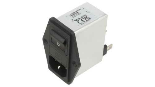 Złącze: zasilające AC gniazdo męskie Iznam: 6A 250VAC FN284B-6-06