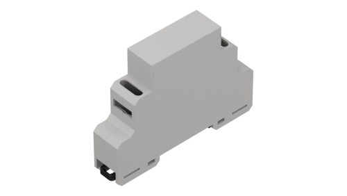 ZD1001J-B0 ABS V0 - Obudowa modułowa na szynę ZD1001-b0 jasna ABS V0
