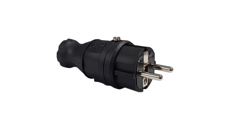 Wtyczka UniSchuko gumowa 16A 230V IP44 MXG-19 5894