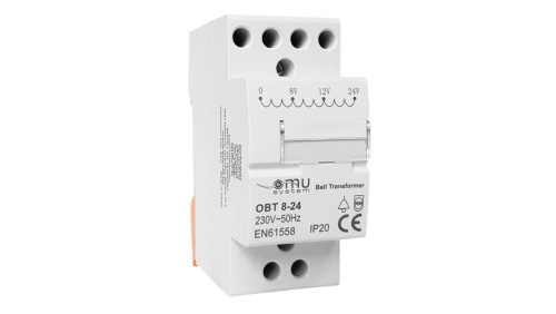 230V / 8 / 12 / 24 V Transformator dzwonkowy na szynę XBS-CST XBS 5931