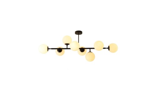 Lampa wisząca czarna DORADO 8 LP-002/8P BK Light Prestige
