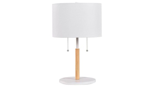 Lampa stołowa Fogo 2xE27 biała LP-0304/2T WH Light Prestige