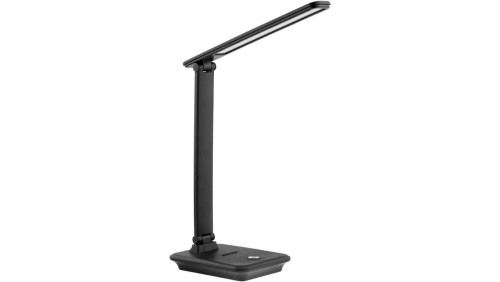 Lampka Biurkowa Nocna LED 8W CCT 3in1 3000-6500K Szkolna Czarna VINTO GOLDLUX (Polux)
