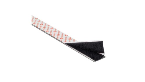 Samoprzylepny rzep VELCRO 20 mm x 1 m czarny