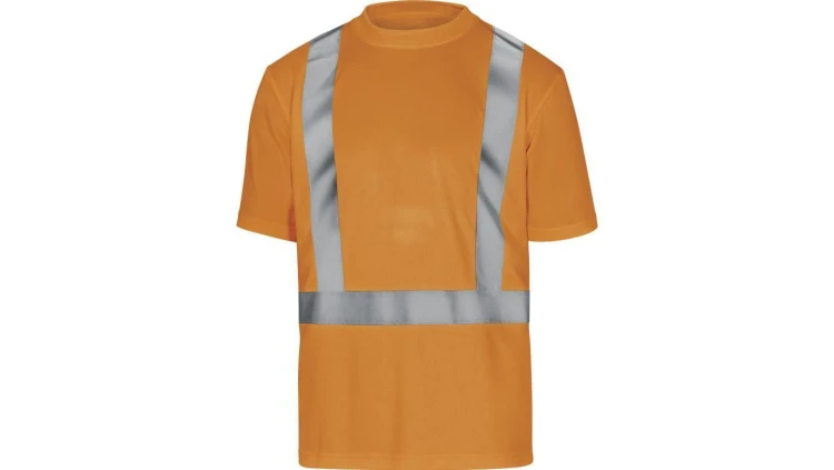 T-shirt ostrzegawczy z poliestru kolor pomarańczowy rozmiar 3XL COMETOR3X