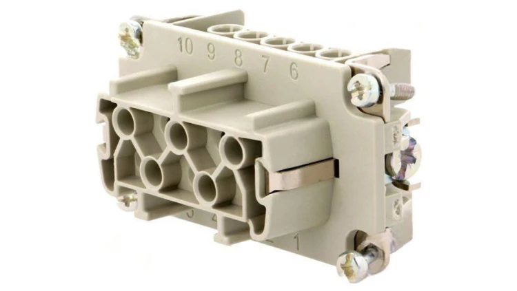 Złącze HDC wkładka stykowa żeńskie 16A 500V -PIN 10 10+PE C14610B0100021