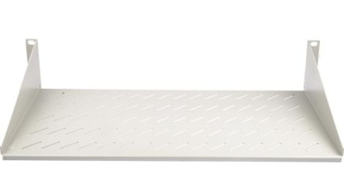 Pólka szafy serwerowej, 2U, typ: Półka wspornika, maks. obciążenie: 25kg, Stal, Szary