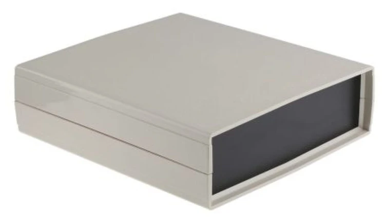 Obudowa urządzeń elektronicznych, ABS, Szary, 231 x 212 x 67mm, RS PRO