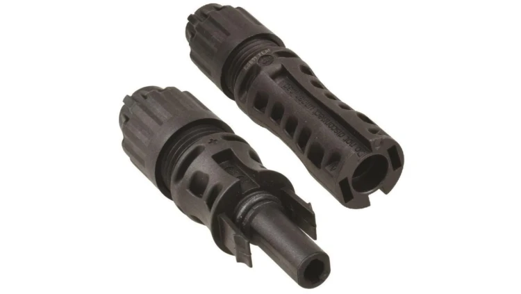 Złącze solarne MC4 EVO2 komplet (wtyk + gniazdo) Konektor na przewód 4-6mm2 1500V IP68 Staubli (Multi-Contact)