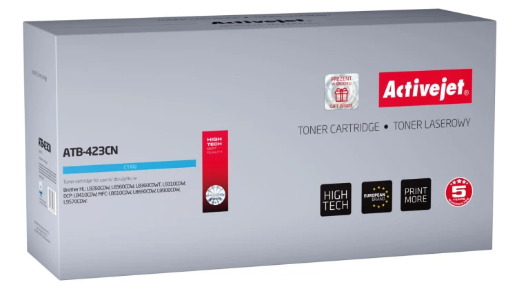 Toner Activejet ATB-423CN (zamiennik Brother TN-423C Supreme 4000 stron niebieski)