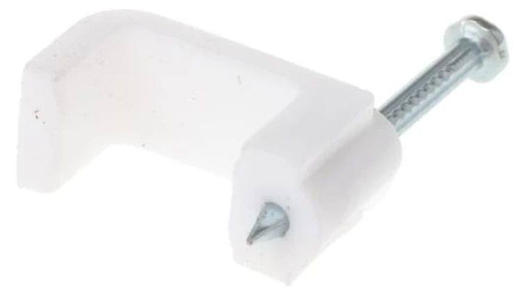 Spinka do kabli Prostokątna obejma do kabli, materiał: PE, 9.4 x 13.5 x 11.6mm, RS PRO