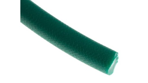 Zaokrąglony pas poliuretanowy, Zielony, śr.: 8mm, dł. 5m, obc.: 14kg