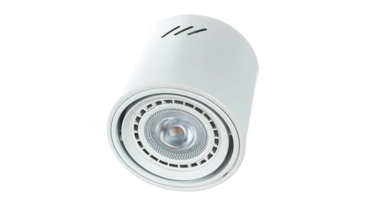 Designerski kinkiet z dwoma kołami biały z serii PERO K-5324 Kaja Lighting