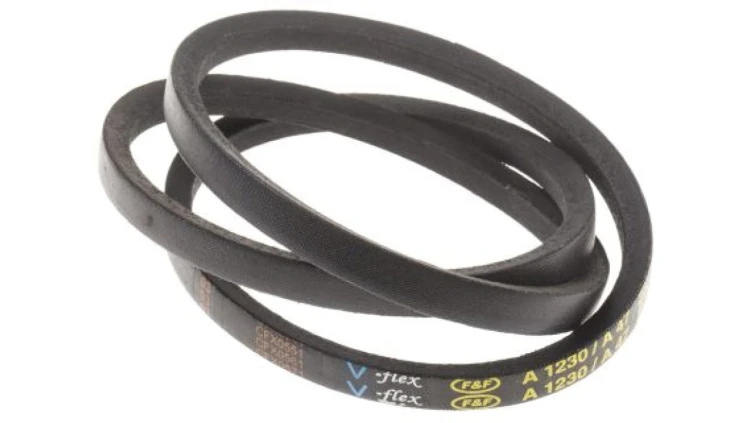 Pas napędowy, profil A, materiał: PET, guma, 13mm x 8mm x 1.2m, RS PRO