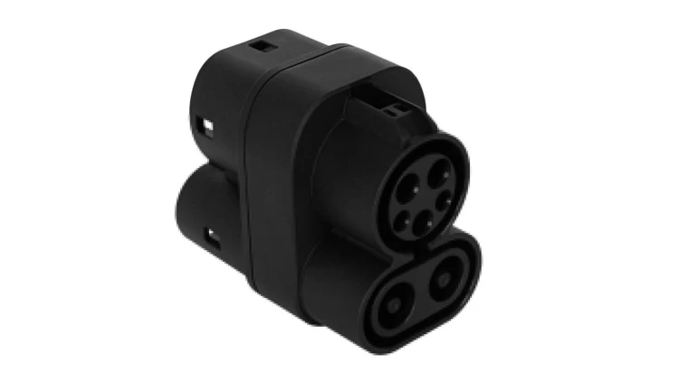 Adapter do ładowania samochodów elektrycznych Akyga AK-SC-E11 CCS1 / CCS2 compact 150A