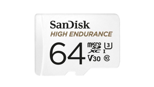 High Endurance microSDXC 64GB V30 z adapterem (rejestratory i monitoring)