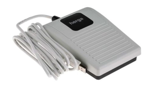 Przełącznik nożny programowalny poprzez USB IPX2 Przemysł lekki Chwilowy Polimer wzmacniany włóknem szklanym,