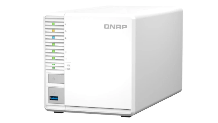 QNAP TS-364-8G PROMOCJA 3-zatokowy serwer NAS, Intel Celeron, 8GB RAM, 1x 2,5GbE RJ-45, Tower