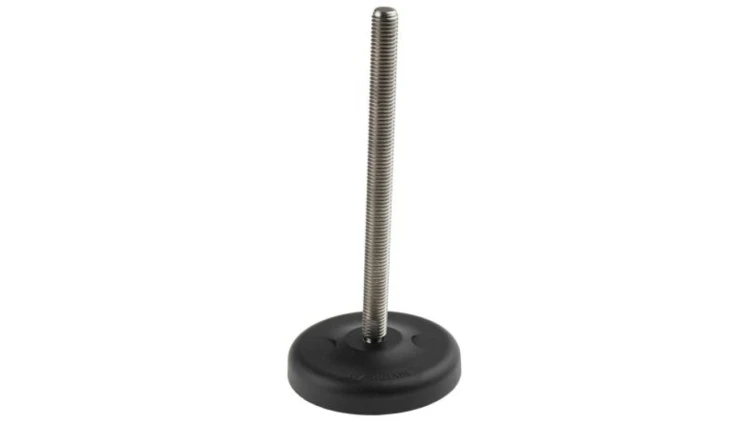 Nóżka poziomująca, Ø 83mm, M12, 183mm, 1300kg, RS PRO
