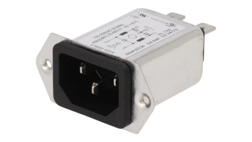 5120.1006.0Złącze zasilające AC gniazdo męskie 10A 250VAC IEC 60320