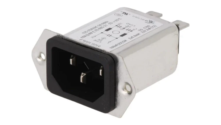 5120.1006.0Złącze zasilające AC gniazdo męskie 10A 250VAC IEC 60320