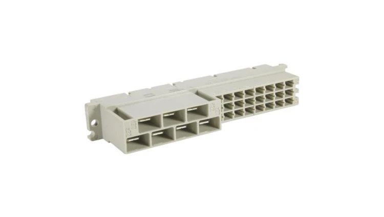 Złącze DIN 41612 typ MH męskie PIN: 31(7+24) zaciskanie 09062312881