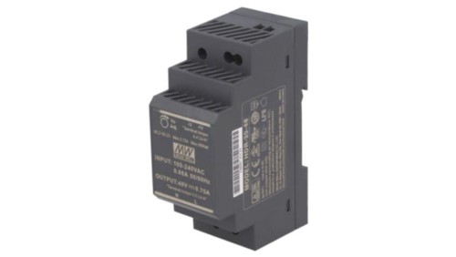 Zasilacz impulsowy, na szynę DIN, 36W, 48VDC, 0,75A, 85÷264VAC HDR-30-48