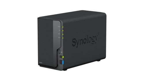 Synology DS223 2-zatokowy serwer NAS, ARM, 2GB RAM, 1GbE RJ-45, Tower