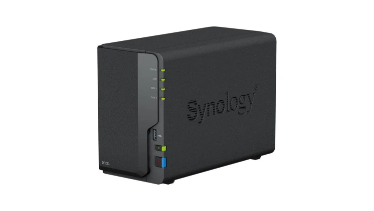 Synology DS223 2-zatokowy serwer NAS, ARM, 2GB RAM, 1GbE RJ-45, Tower