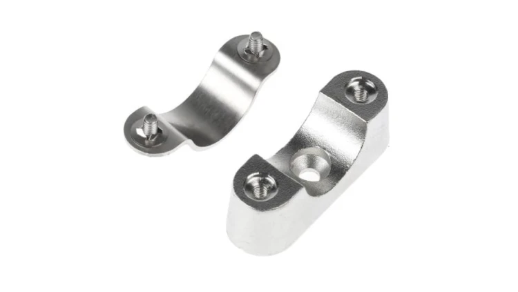 Spinka do kabli Zacisk siodłowy, 25mm, materiał: Stal nierdzewna 316, 56 x 19.3 x 19.5mm, RS PRO