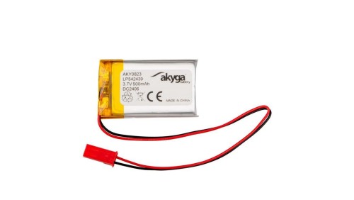 Akumulator Li-Po 3,7V 500mAh PCM złącze JST 2.54 2Pin 150mm AKY0823 LP542439