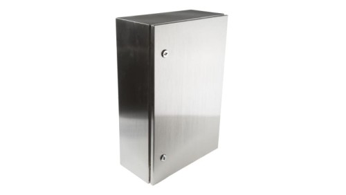 Szafka ścienna rozdzielcza, materiał: Stal nierdzewna typu 304, IP66, 400 x 600 x 200mm, RS PRO
