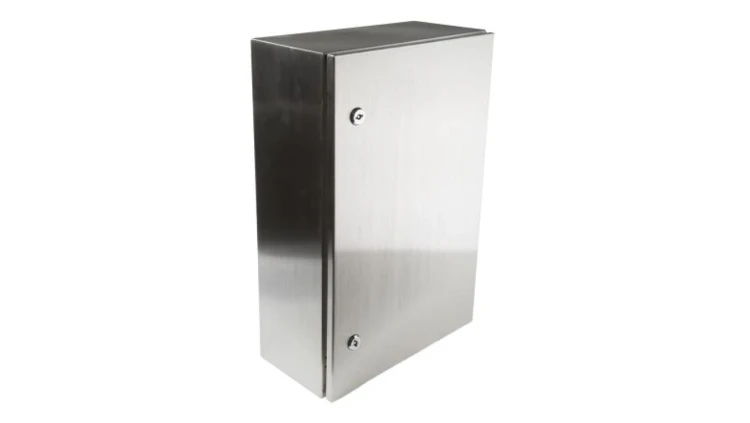 Szafka ścienna rozdzielcza, materiał: Stal nierdzewna typu 304, IP66, 400 x 600 x 200mm, RS PRO