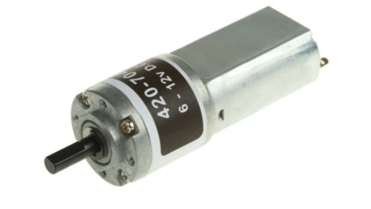 Motoreduktor DC, 240 mA, 1,36 W, 77 obr./min, 20 Ncm, RS PRO