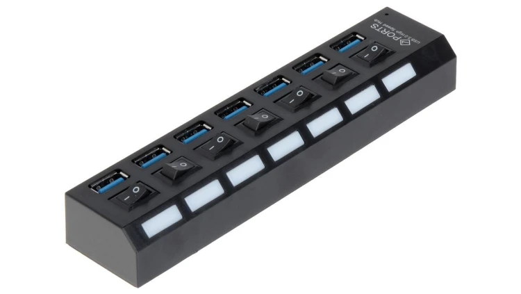 Hub USB 3.0 Hub-USB3.0-1/7 55cm