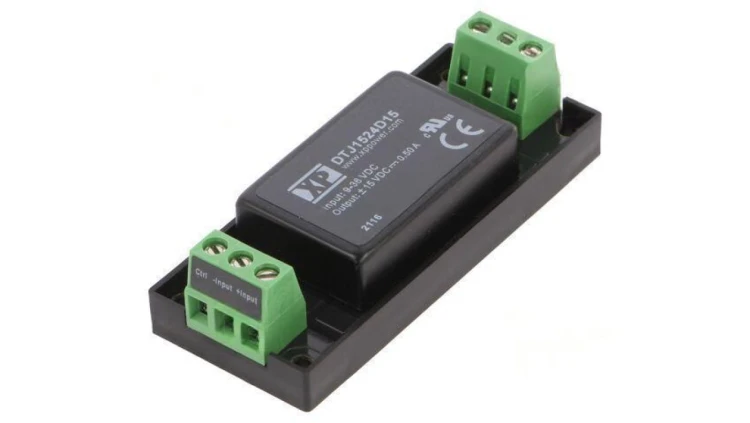 Przetwornica DC/DC 15W 9-36VDC / 15VDC -15VDC DTJ1524D15