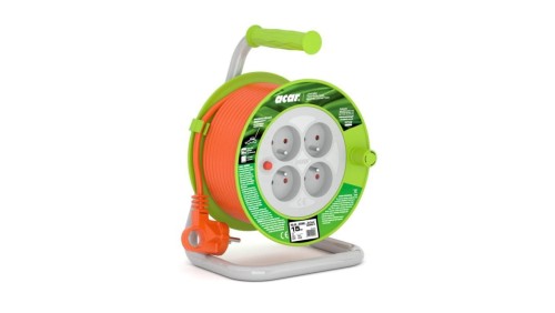 Przedł.ZWIJANY ACAR PZ-4Z/OTM H05VV-F 3Gx1.0 15M Z STYK. OCHR. POMARAŃCZOWY M01897