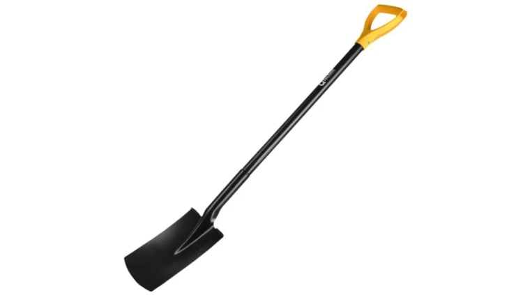 Łopata prosta szpadel 115cm metalowy trzonek do ogrodu prac budowlanych Schmith