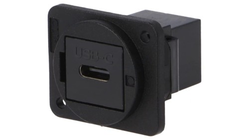 Łącznik USB C - USB C FT plastik 19x24mm CP30201X