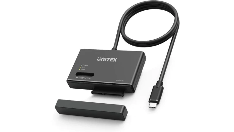 Mostek USB-C na dyski SATA i M.2 MVMe
