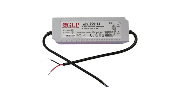 Zasilacz led GPV 192W 12V DC ip67 gpv-200-12 led glp