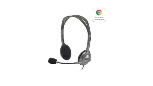 Słuchawki Logitech H111 981-0005939 (kolor szary
