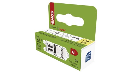 Żarówka halogenowa JC 30W G9 ciepła biel ZE0305