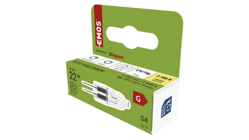 Żarówka halogenowa JC 14W G4 ciepła biel ZE0505A