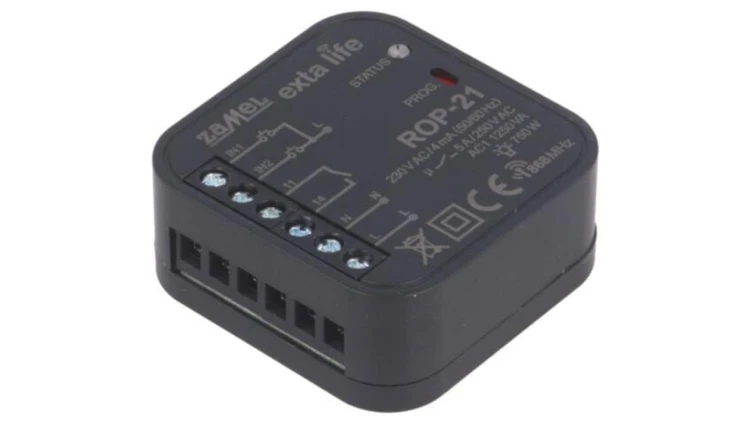 Odbiornik, dopuszkowy, 230VAC, NO, IP20, -10÷55C, 330m ROP-21