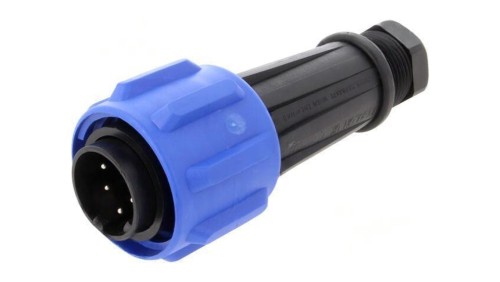 Złącze okrągłe wtyk męskie PIN: 5 32A 600V Buccaneer 900 IP68 PX0911/05/P